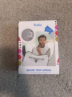 Wembley White Beard Trim Apron Grooming Bib